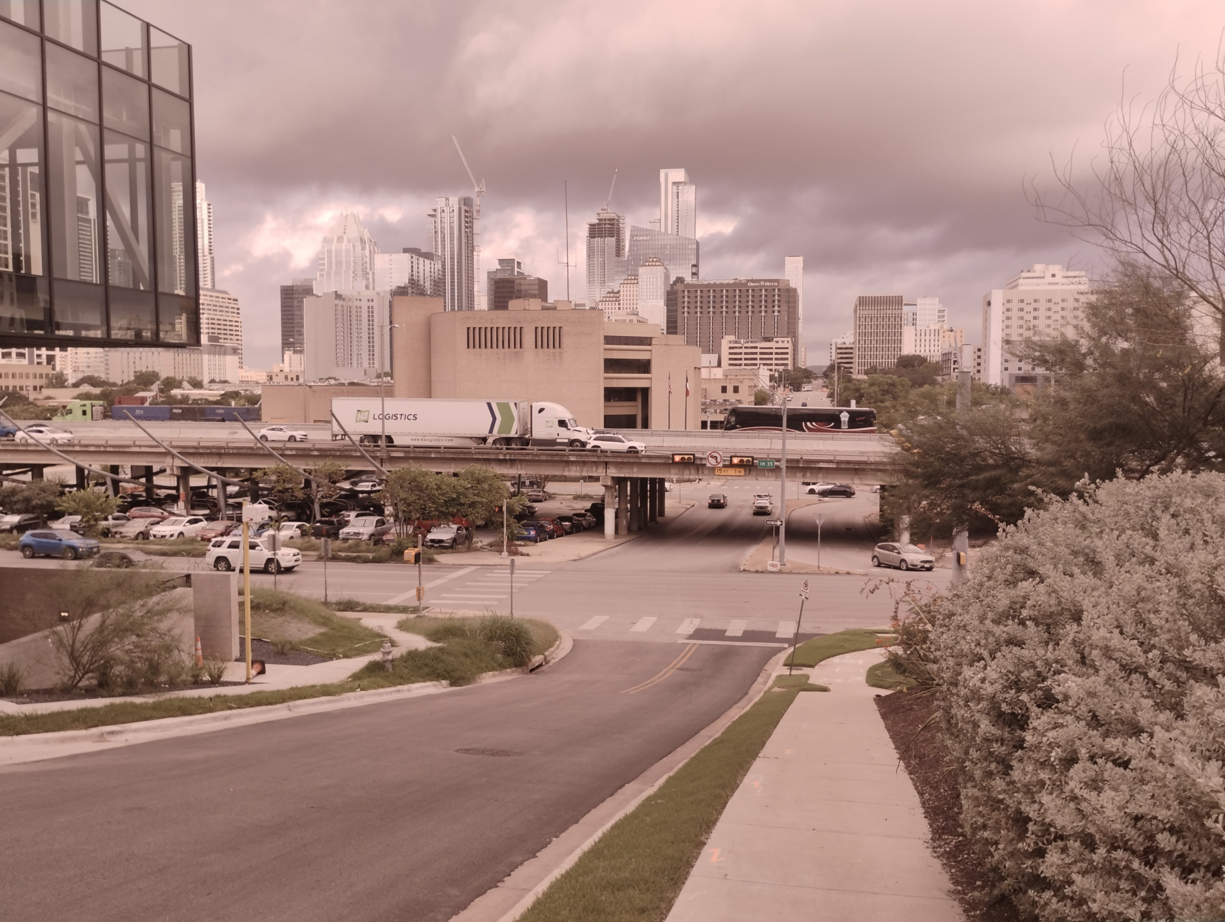 Downtown Austin, TX Highway 35 bridge