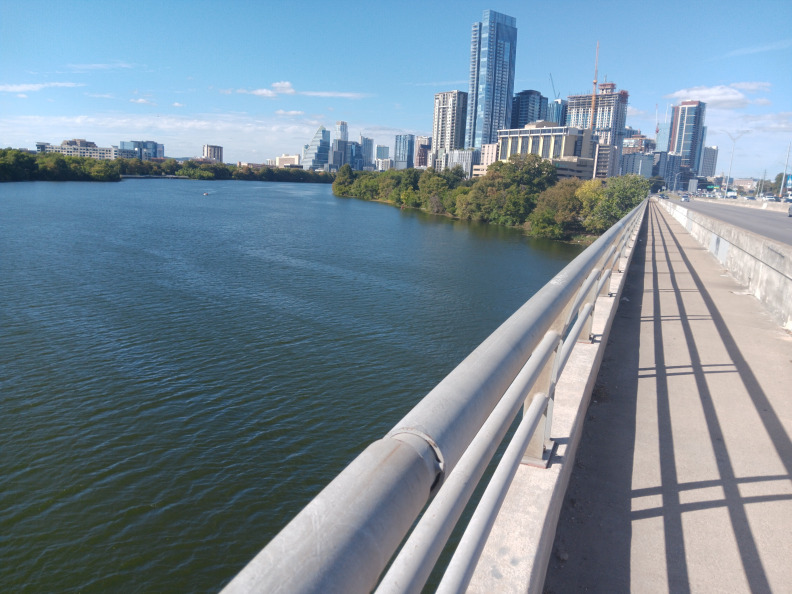 Downtown Austin Hwy 35 bridge