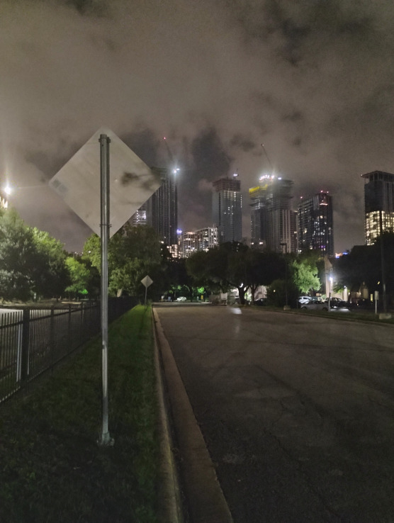 Cloudy downtown Austin, TX skyline